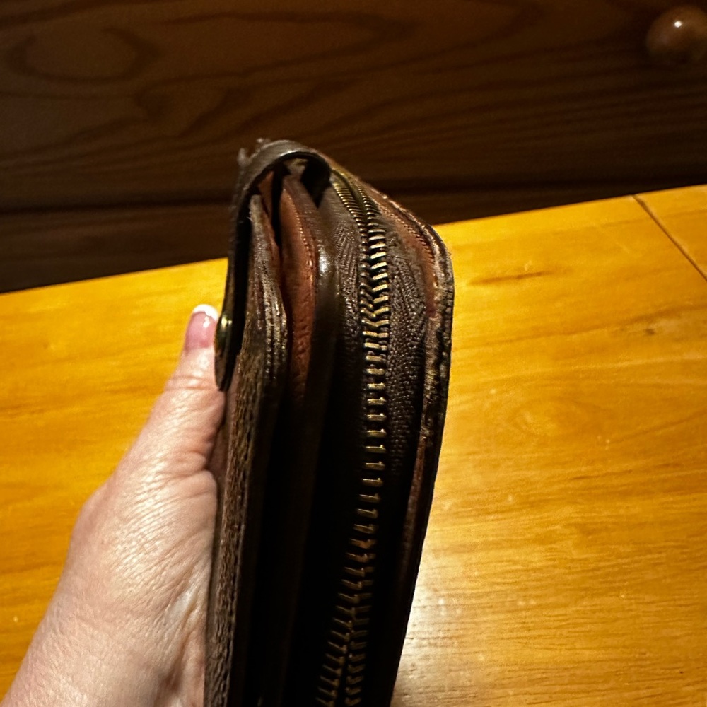 Louis Vuitton Vintage Brown Monogram Porte Papier… - image 8